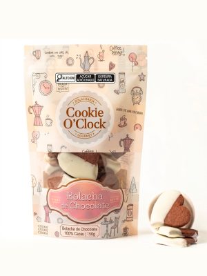 Coração Chocolate Banhado chocolate branco