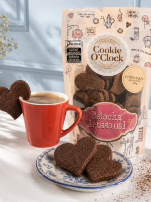 Coração Xicara Chocolate