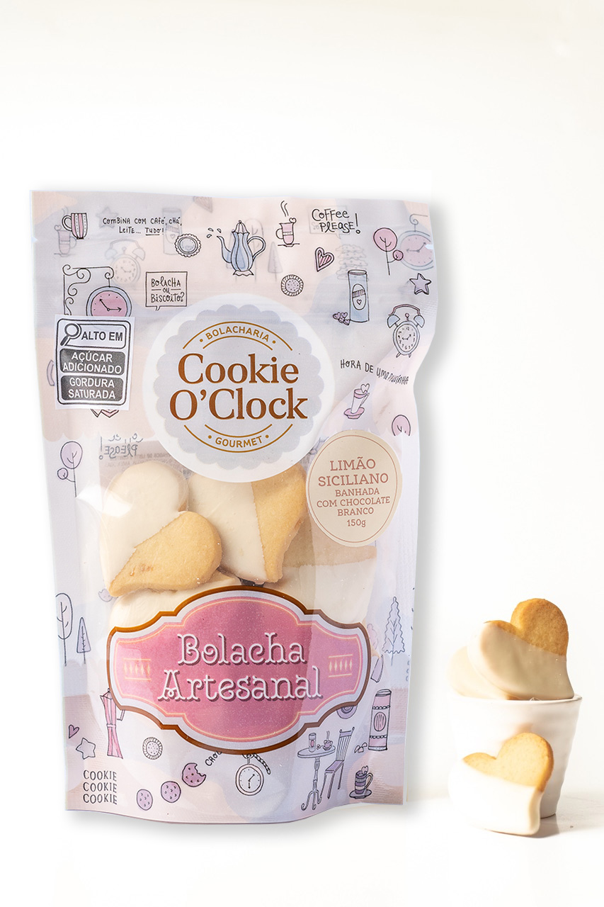 Coração Limão Banhado chocolate branco - Imagem 6