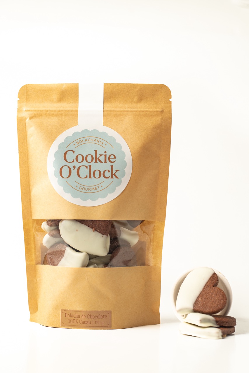 Coração Chocolate Banhado chocolate branco