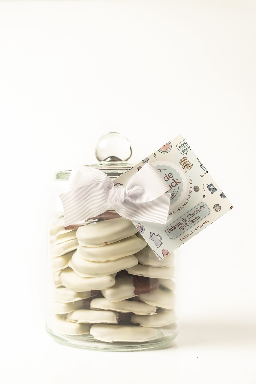 Coração Chocolate Banhado chocolate branco - Imagem 3