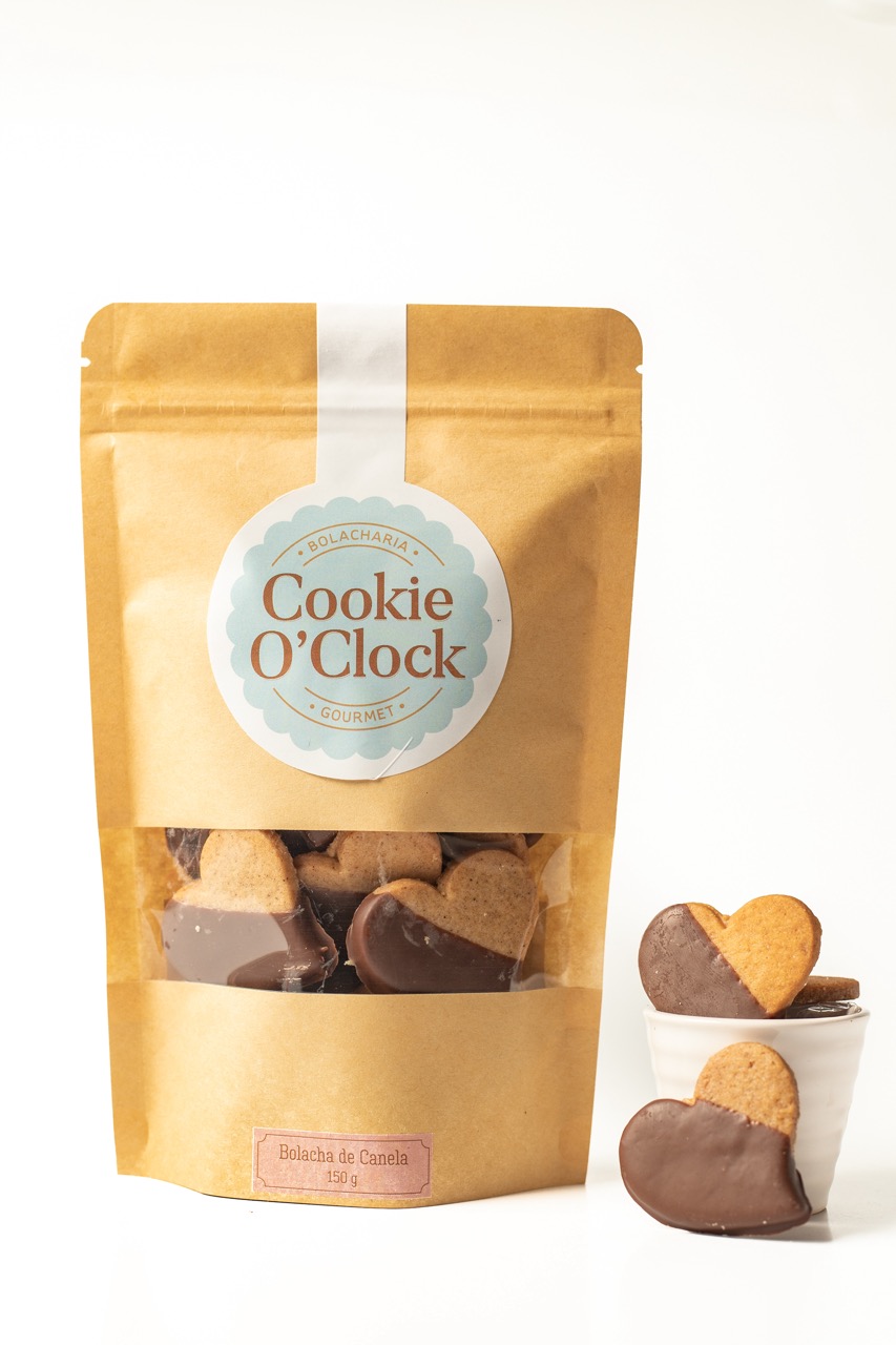 Coração Canela Banhado