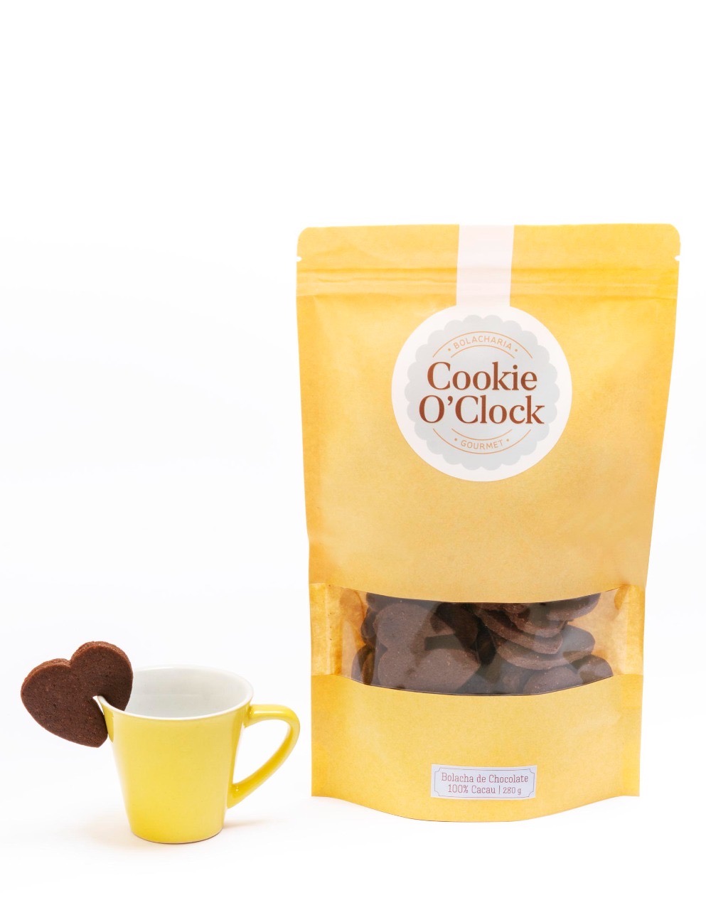 Coração Xicara Chocolate - Imagem 2