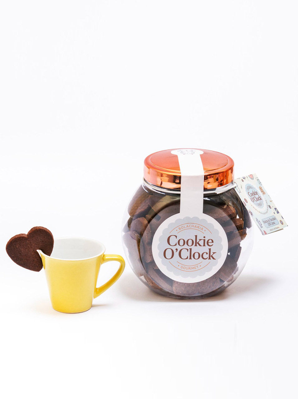 Coração Xicara Chocolate - Imagem 3