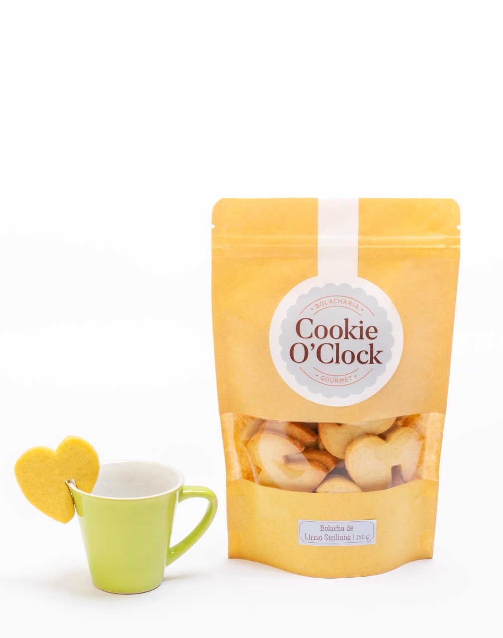 Coração Xicara Limão